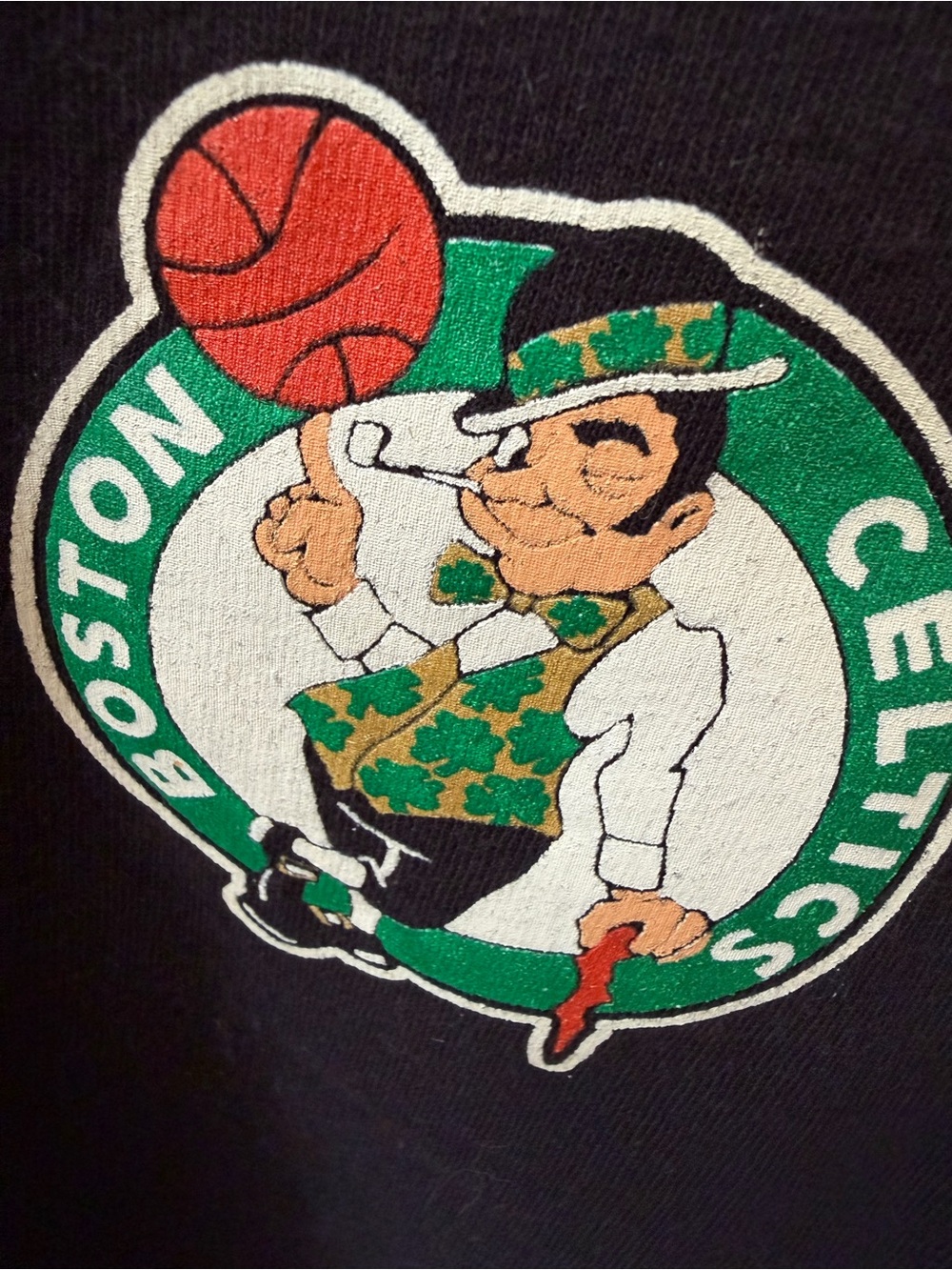 Champion Boston Celtics Long Sleeve Shirt Mens Large NBA Logo Basketball Tee - Picture 2 of 7